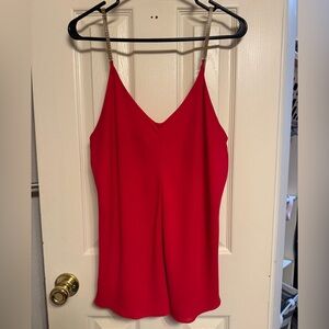 Express Vibrant Red Camisole Top